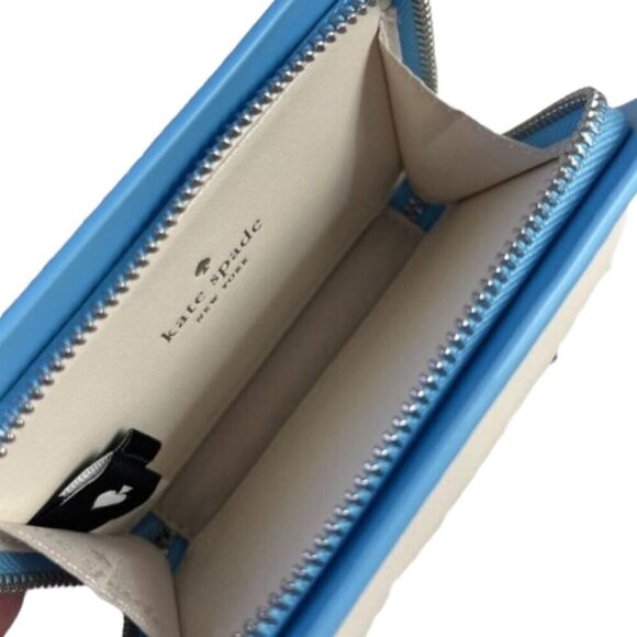 ♠️♠️ Kate Spade Coffee Break 3D Sugar Packet Small Card Holder Cream Multi NWT - Picture 5 of 7